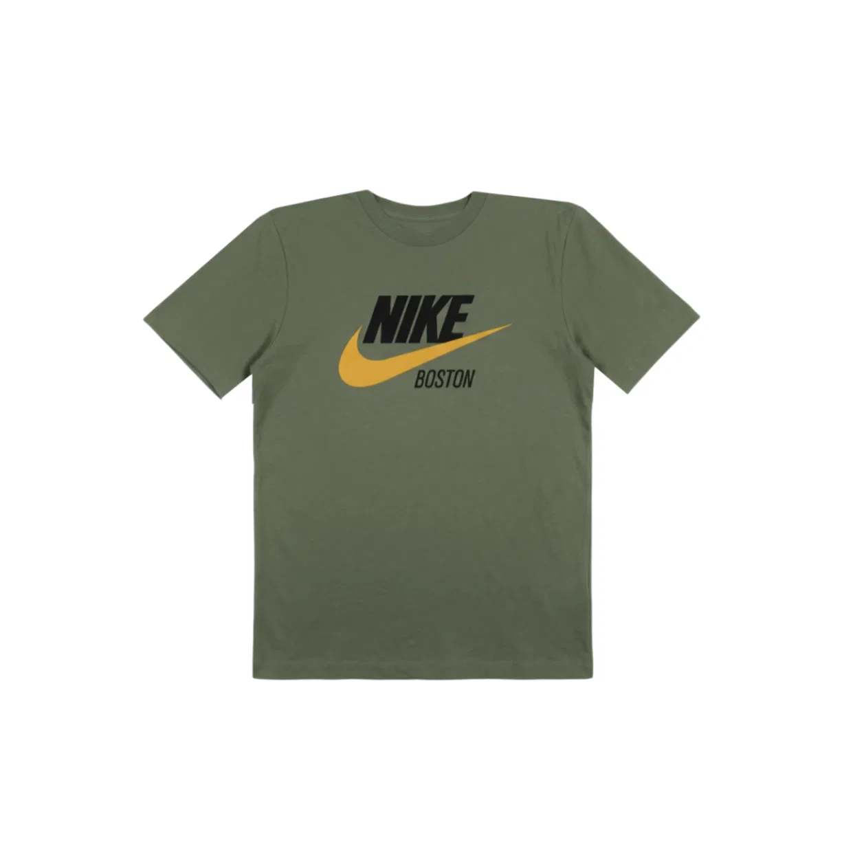 Мужская футболка хлопковая Nike, Olive Green