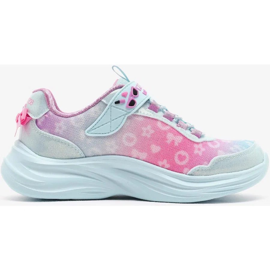 Кроссовки детские с блеском Power Jams 2.0 Skechers, Сине-разноцветный — фото 2