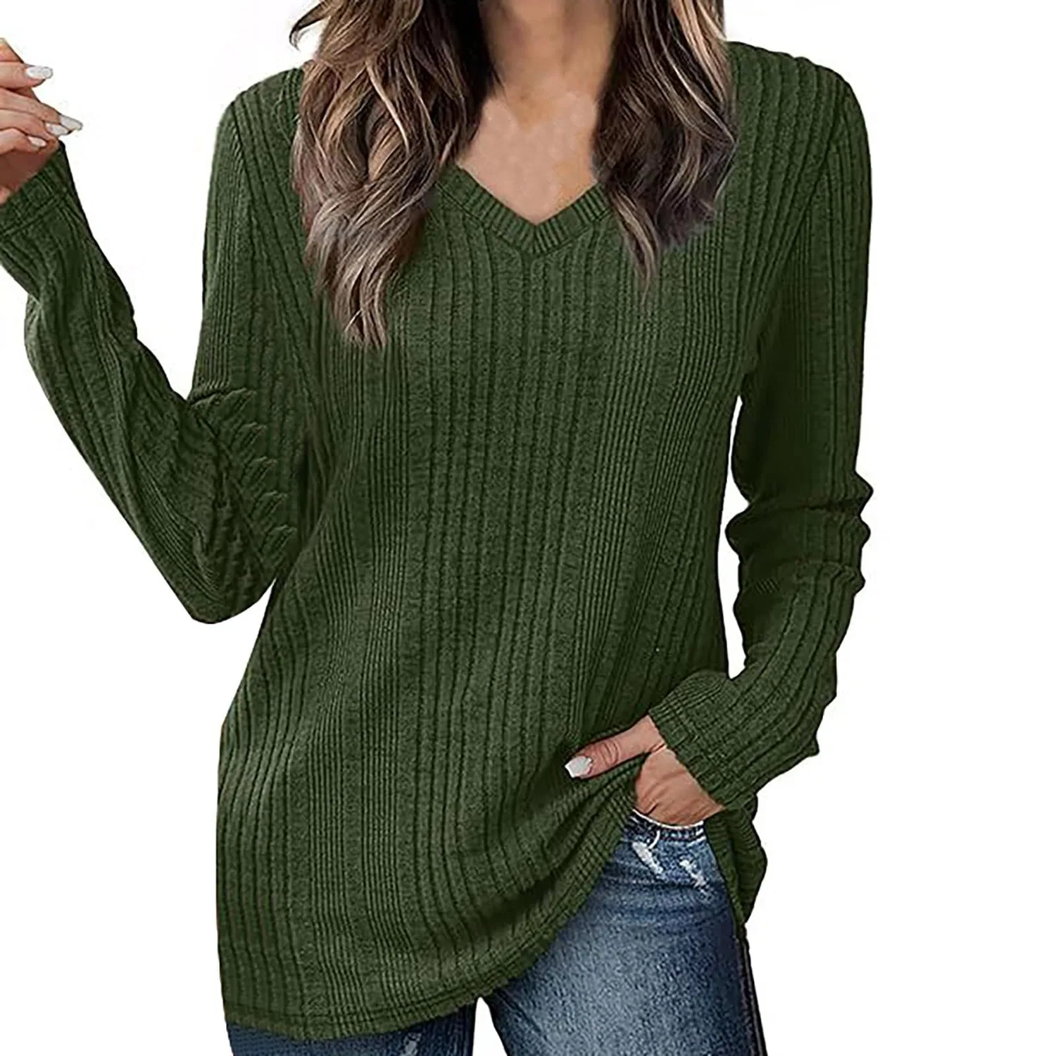 Женский свитер с v-образным вырезом Kindness Sweater, Gn2