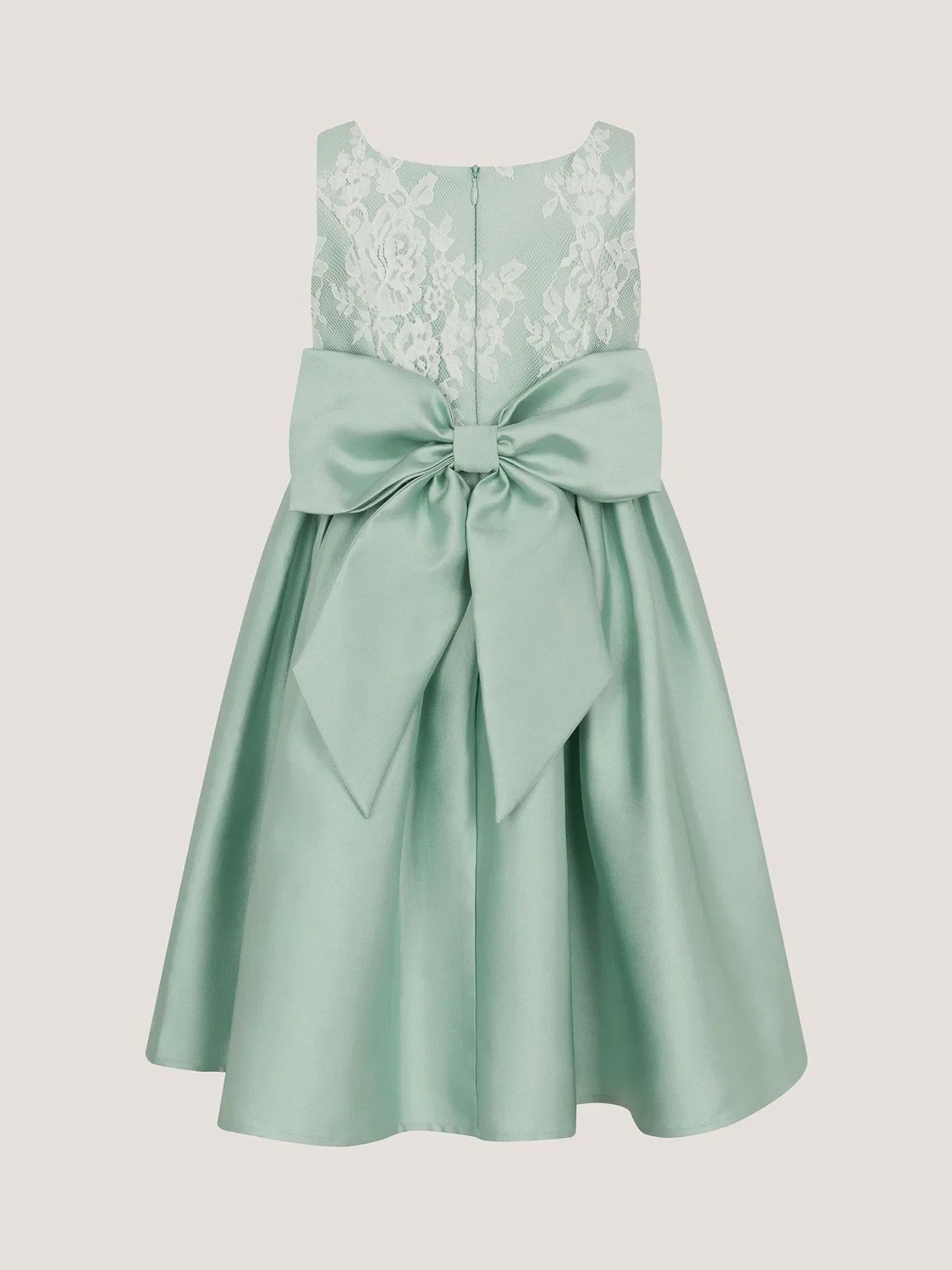 Платье с кружевным лифом Juno Monsoon, Sage Green — фото 4