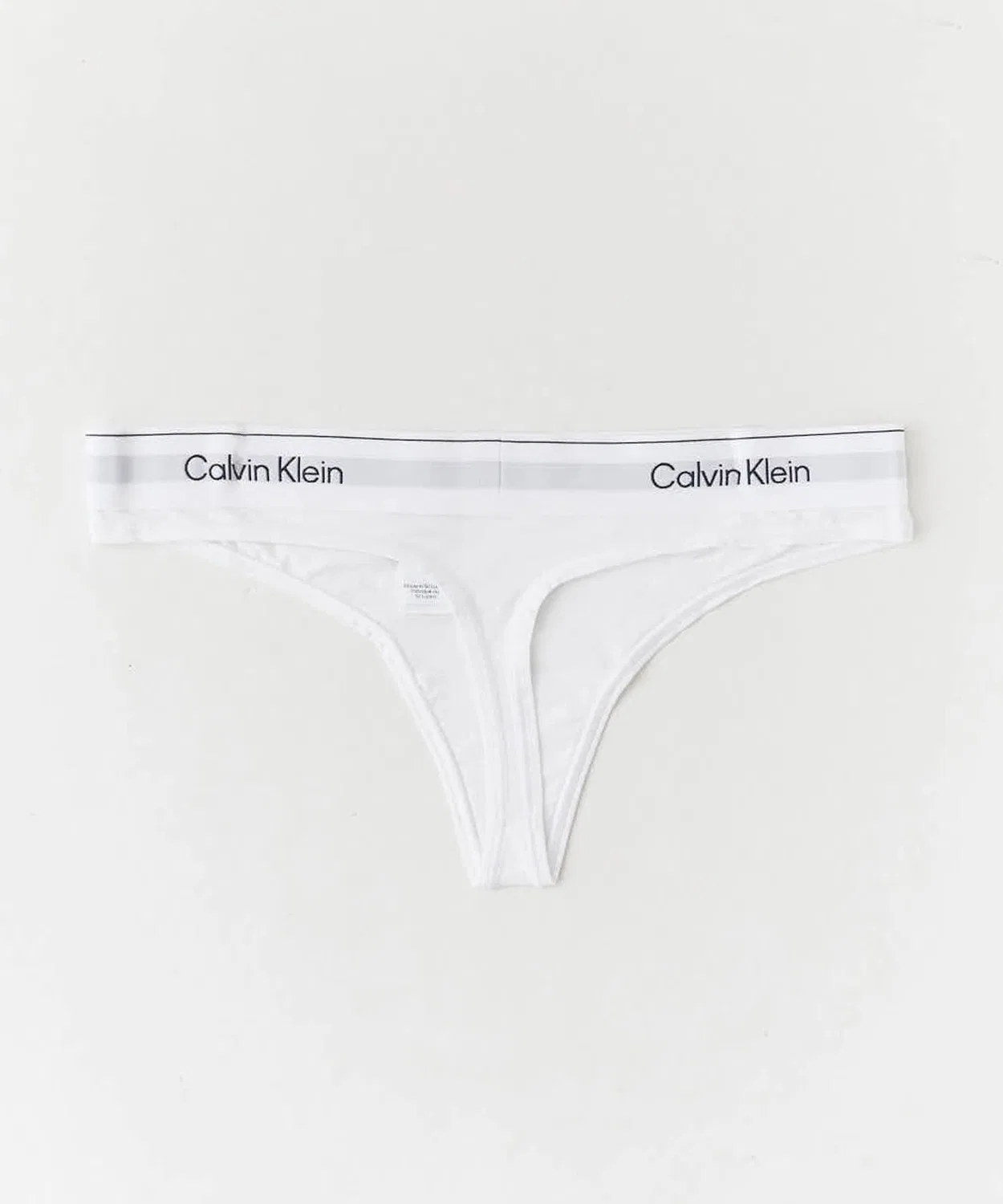 Женские трусы-слипы с заниженной посадкой с логотипом Calvin Klein, Белый — фото 2