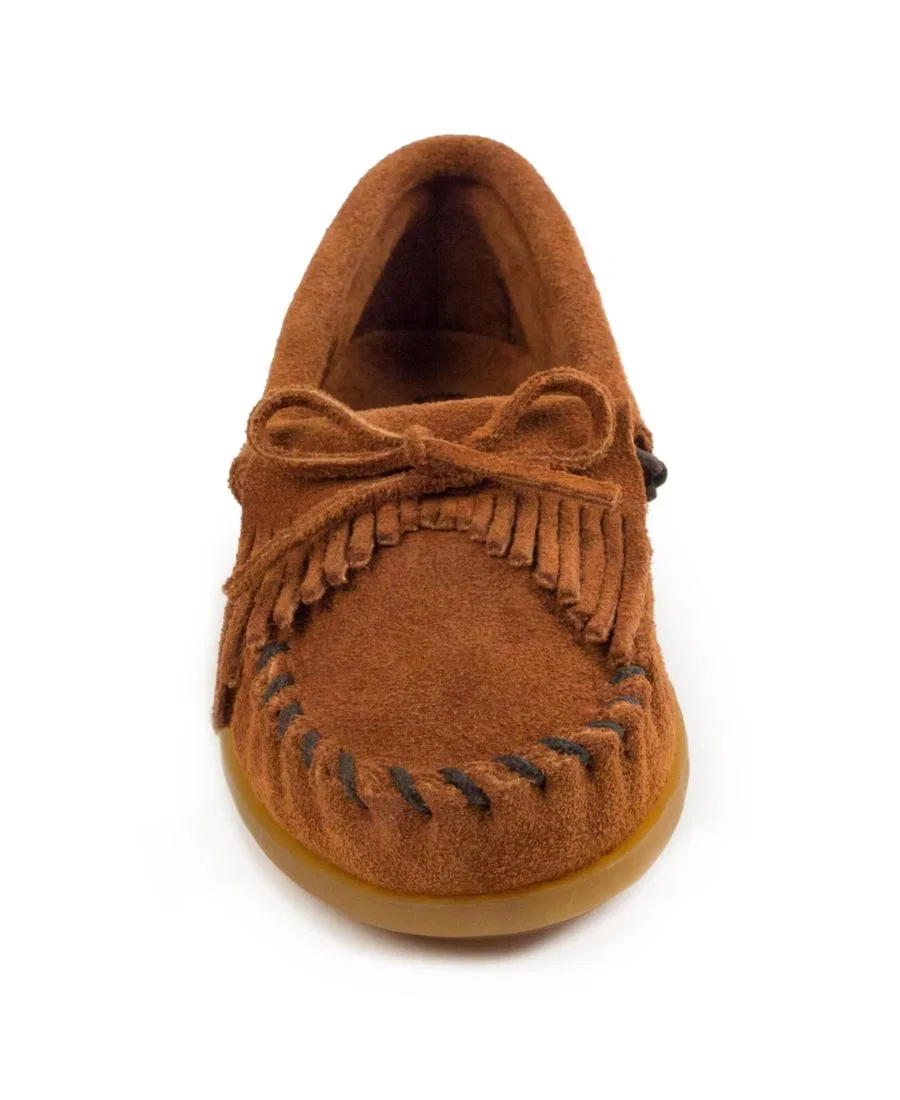 Мокасины Kilty из замши Minnetonka, Brown — фото 3