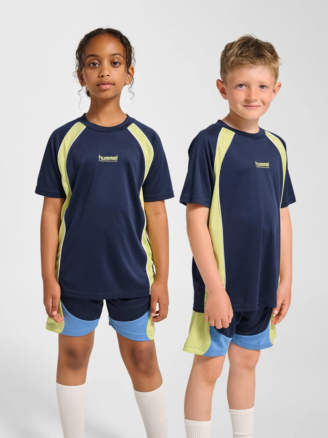 Детская футболка с технологией BEECOOL Hmljr Goal Hummel, Navyblau