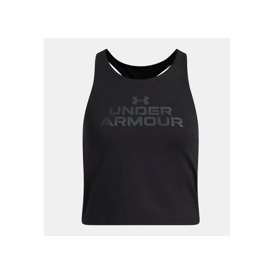 Детский спортивный топ с принтом UA Motion Branded Under Armour, Синий
