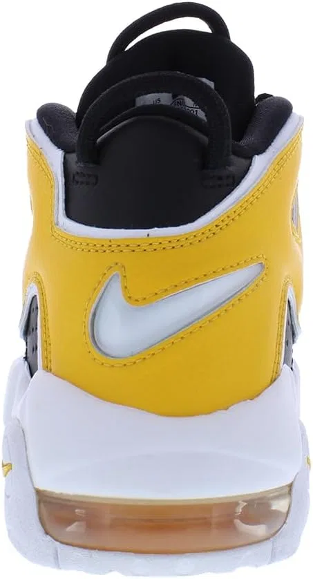 Детские кроссовки для мальчиков Air More Uptempo Nike, Black/Yellow/White — фото 3