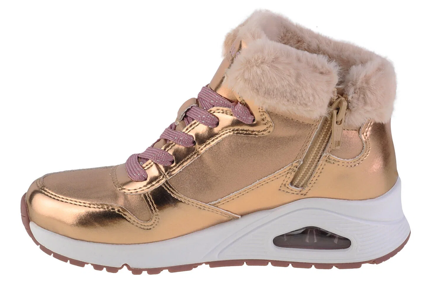Детские зимние кроссовки-ботинок Cozy On Air Skechers, Hellrosa — фото 2