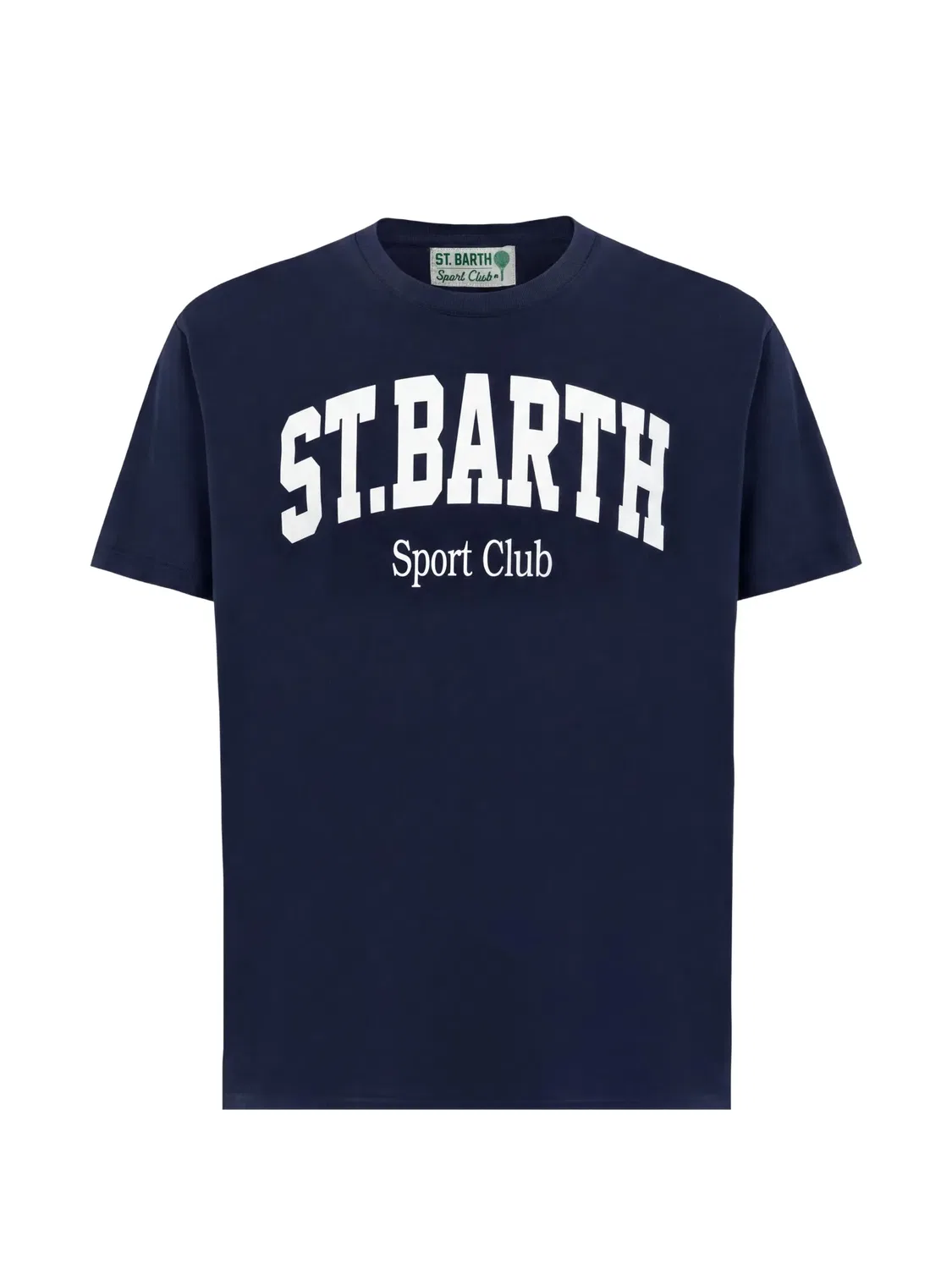 Футболка Cameron с логотипом Mc2 Saint Barth Kids, синий