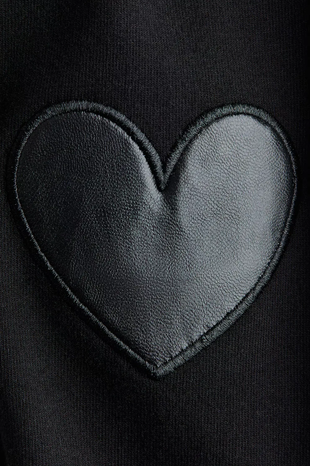 Хлопковые леггинсы H&M, Schwarz/Herzen — фото 2