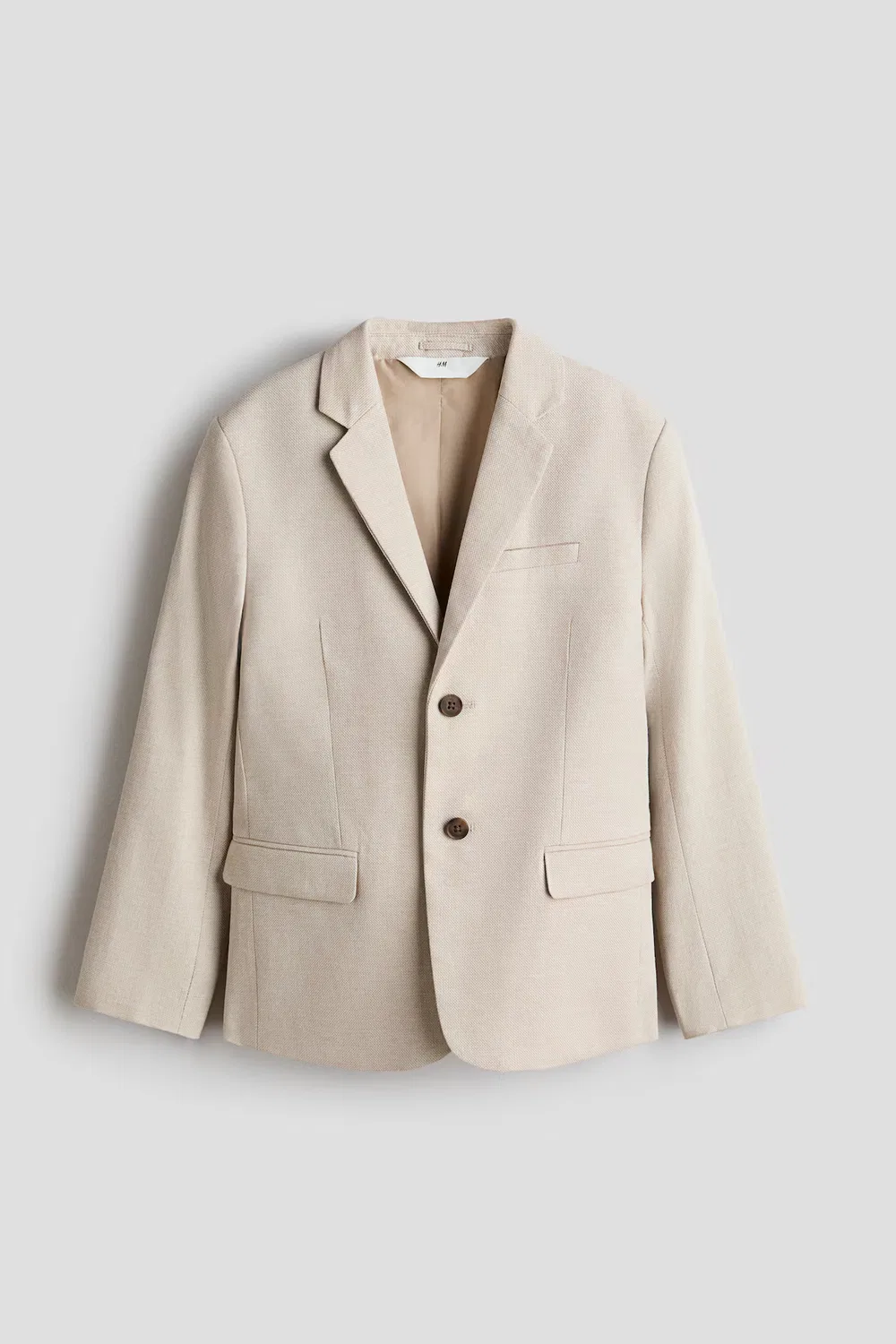 Куртка из смеси льна H&M, Hellbeige