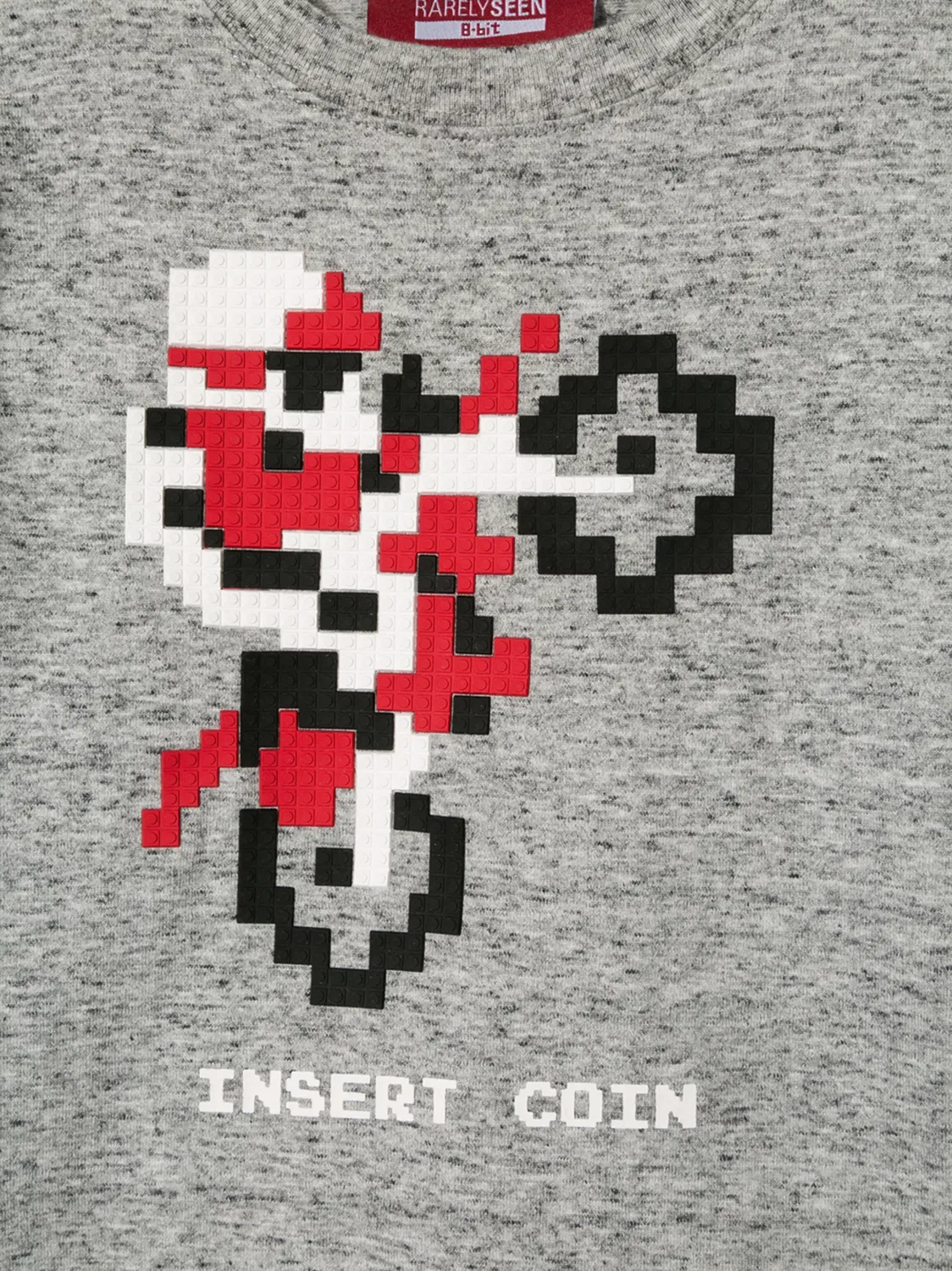 Футболка с принтом мотоцикла Mostly Heard Rarely Seen 8-Bit, серый — фото 3
