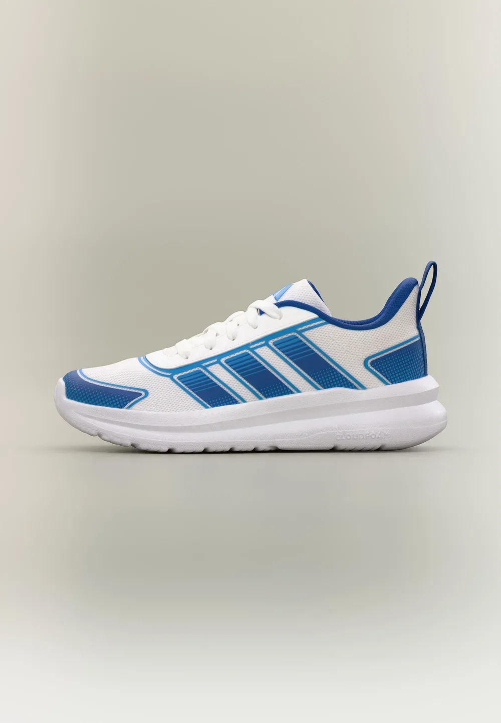 Tensaur run 4.0 унисекс - кроссовки для бега по улицам Adidas Performance, Footwear White/Team Royal Blue/Bright Blue