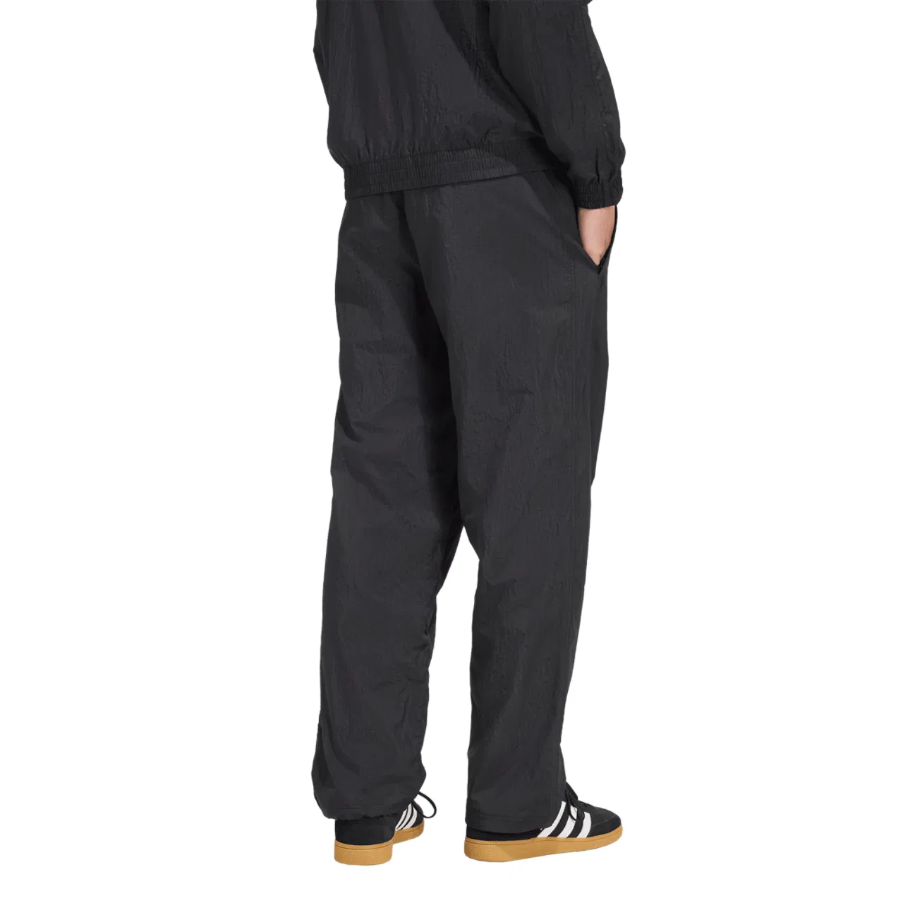 Мужские спортивные брюки adicolor Blocked Track Pants Adidas, цвет Black/Better Scarlet — фото 2