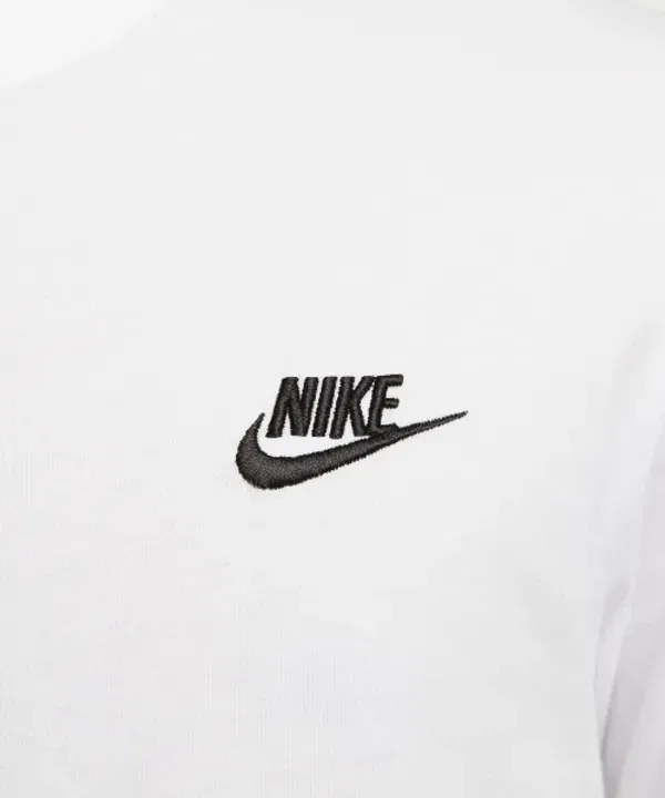 Футболка с коротким рукавом, спортивная, Nike, белый, черный — фото 4