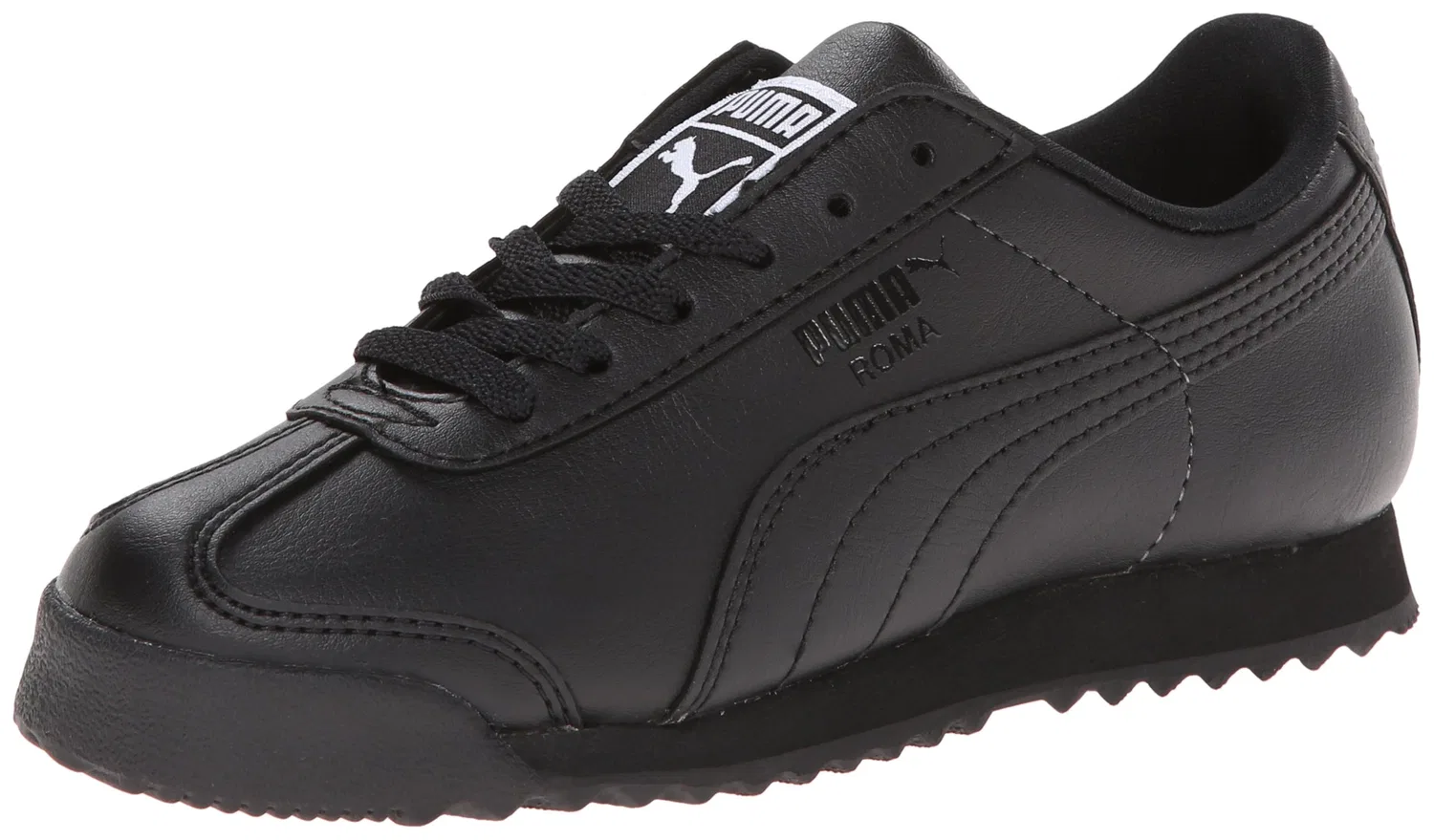 Детские кроссовки для девочек с шнуровкой Roma Basic PUMA, Nero