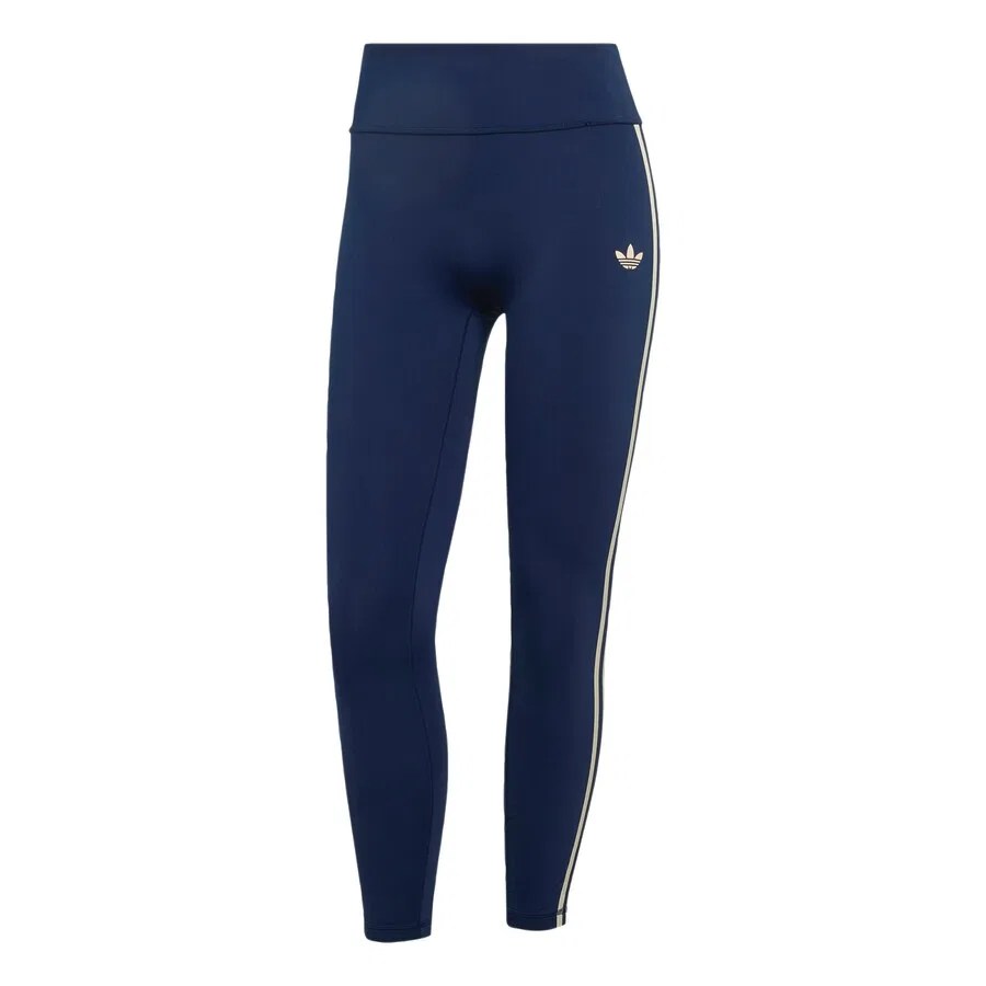 Спортивные брюки-скинни ADIDAS PERFORMANCE темно-синего цвета
