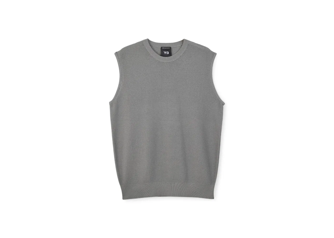 Мужской жилет с принтом Y-3 Graphic Knit Adidas, Charcoal Solid Grey