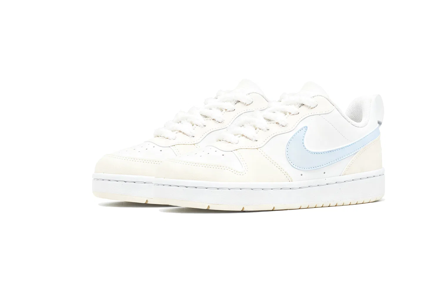 Детские кроссовки для скейтбординга Nike Court Borough, Цвет Custard — фото 4