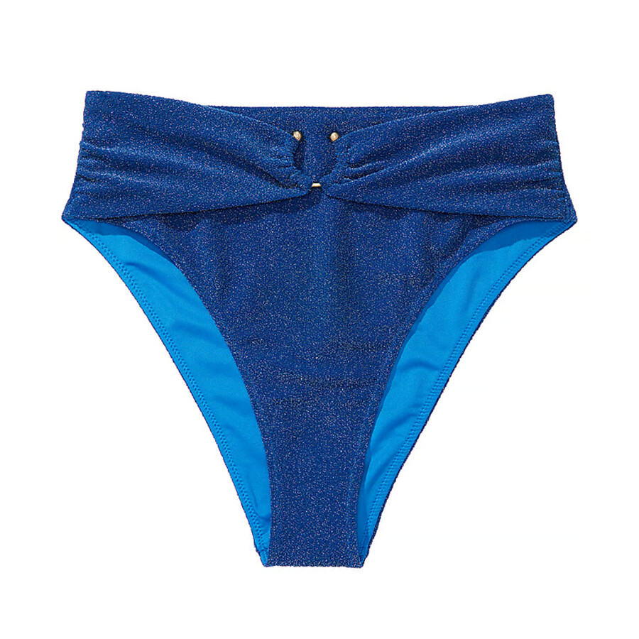 

Плавки бикини Victoria's Secret Swim Shimmer High-Waist Cheeky, синий