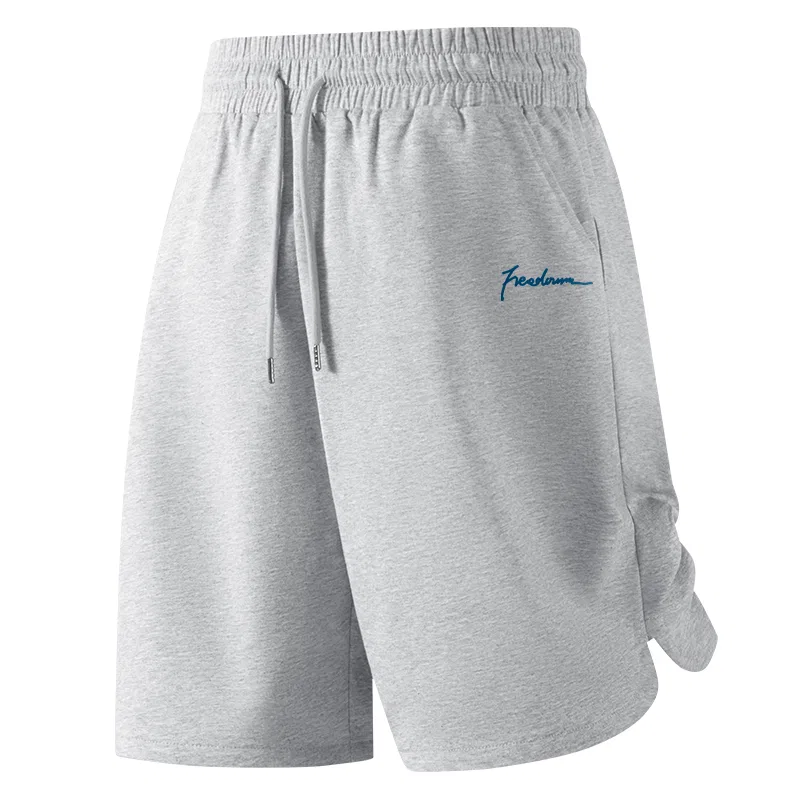 Детские шорты хлопковые Good Luck Pants Logo MINISO, Navy Blue — фото 3