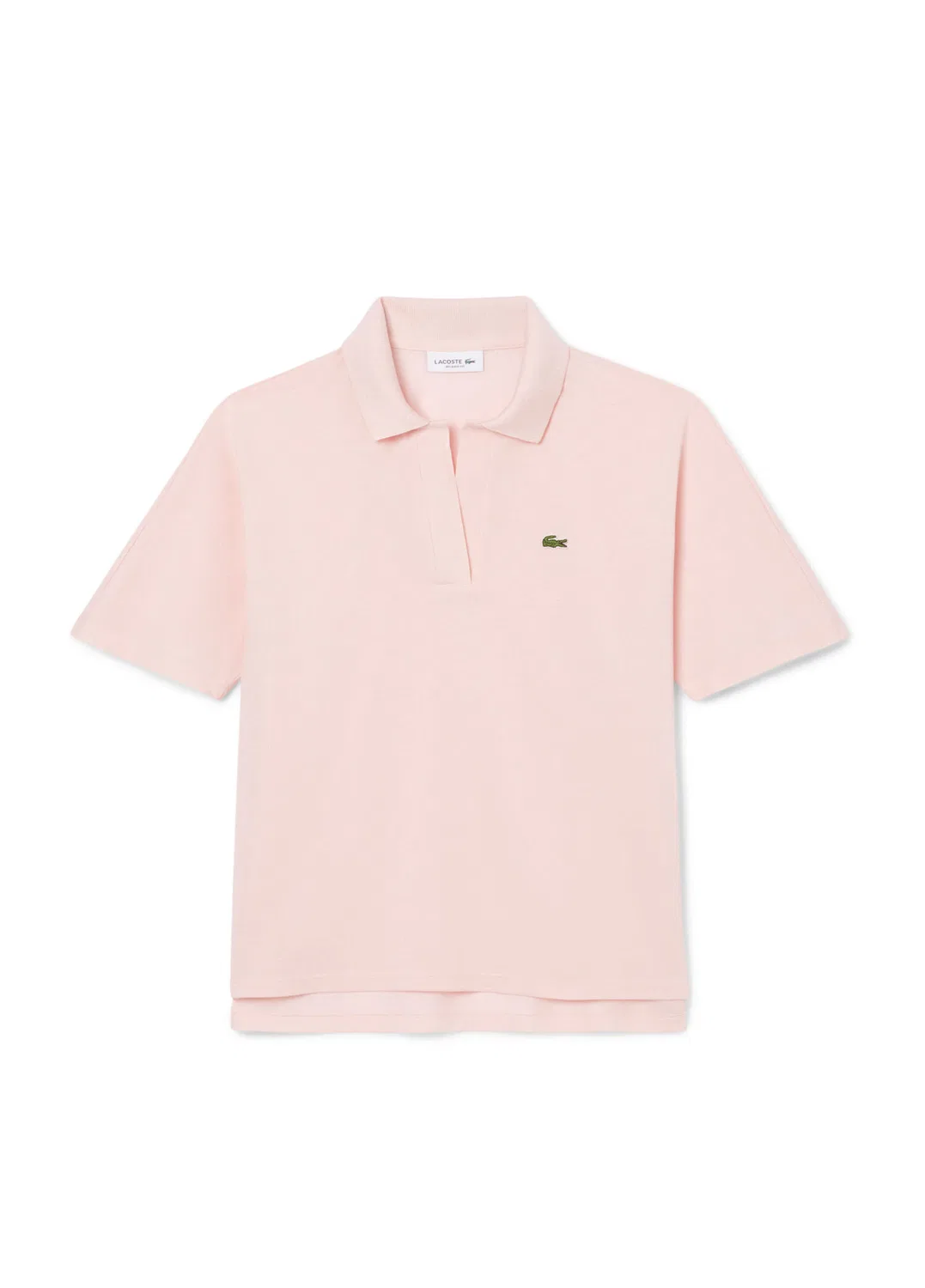 Поло Lacoste Relaxed Fit, розовый — фото 4