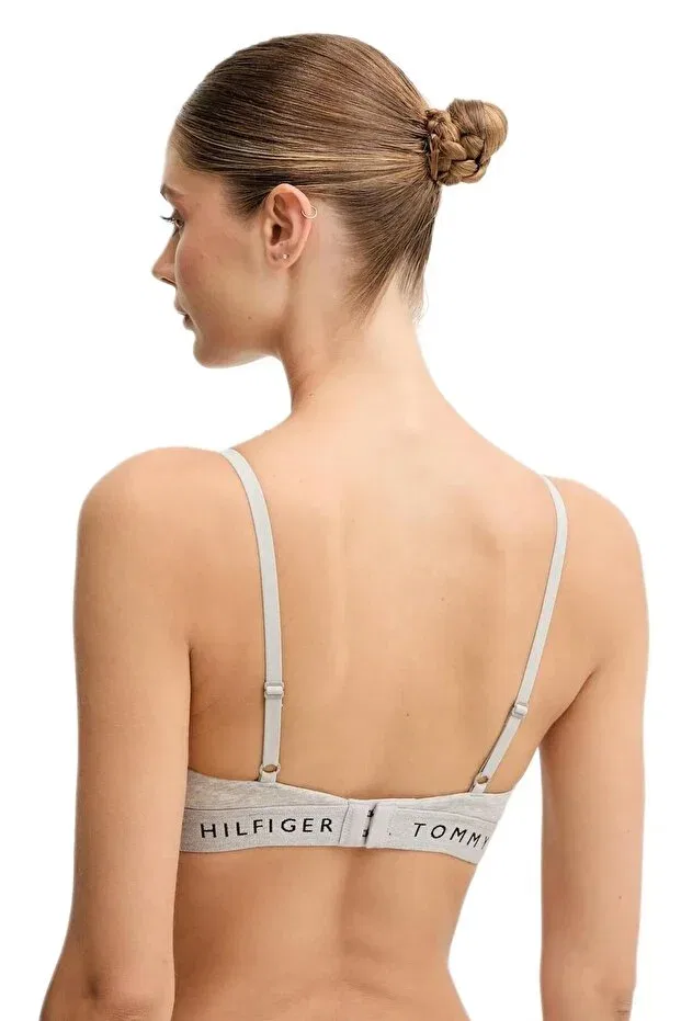 Женское хлопковый бра Томми Хилфигер, Gray Tommy Hilfiger — фото 4