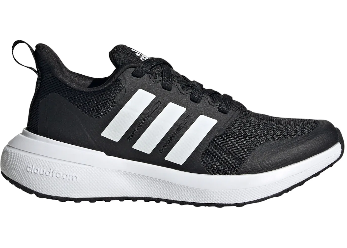Детские кроссовки с амортизацией Cloudfoam Adidas Fortarun 2.0, Core Black/Cloud White/Core Black