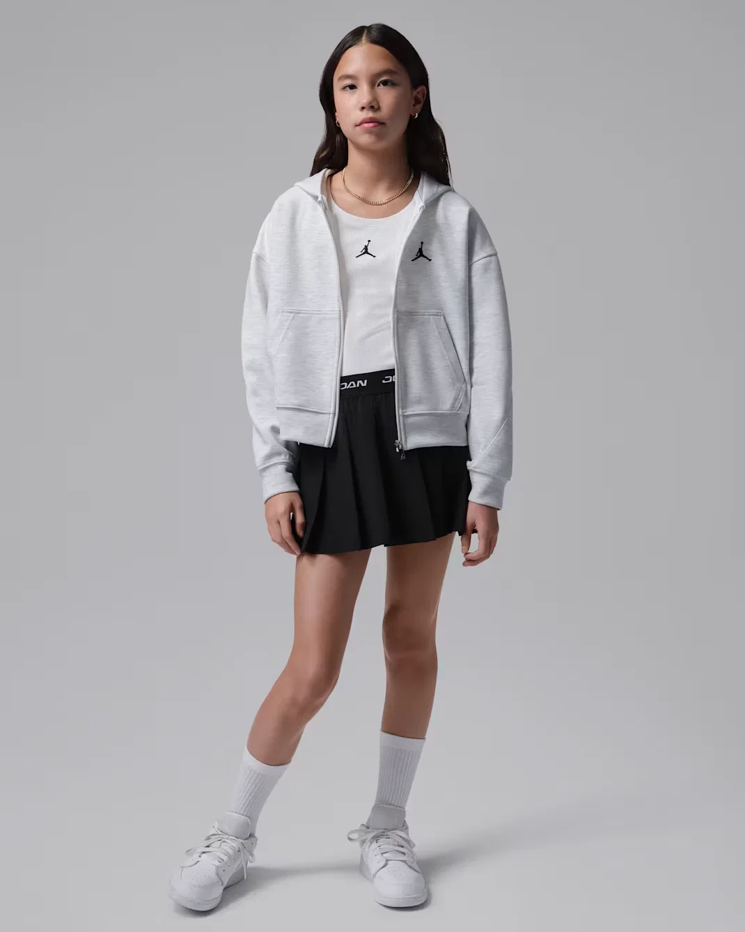 Тканая юбка-шорты для детей постарше Jordan Jumpman Sport, Black — фото 3