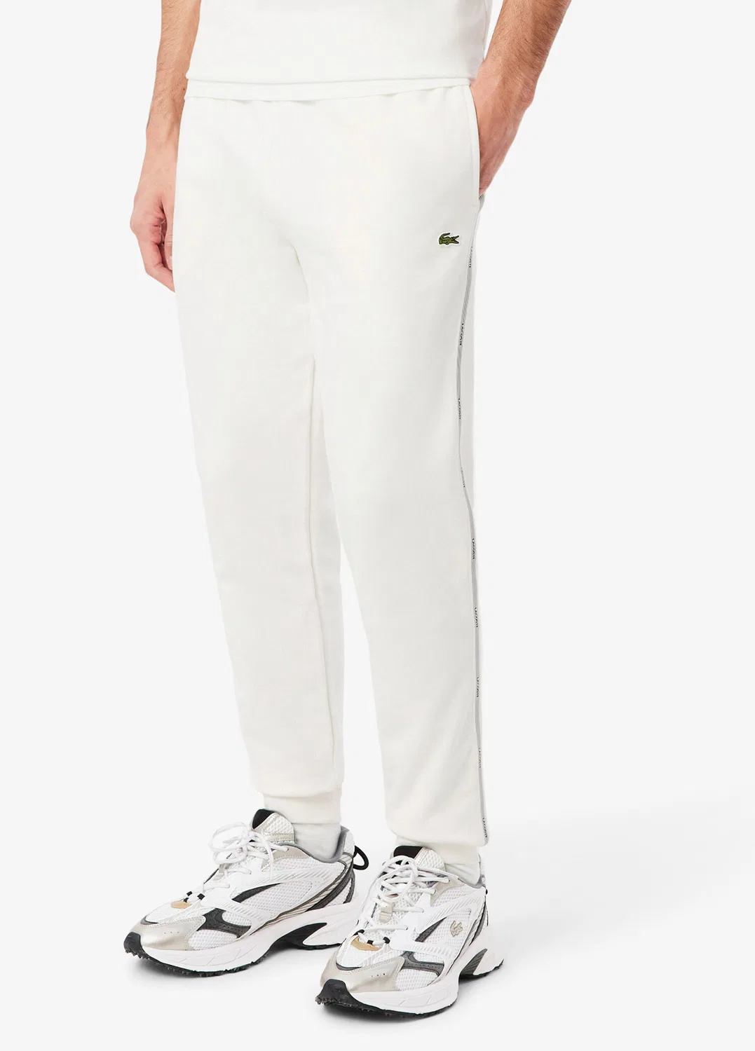 Спортивные брюки Tapered Fit Lacoste, white — фото 2
