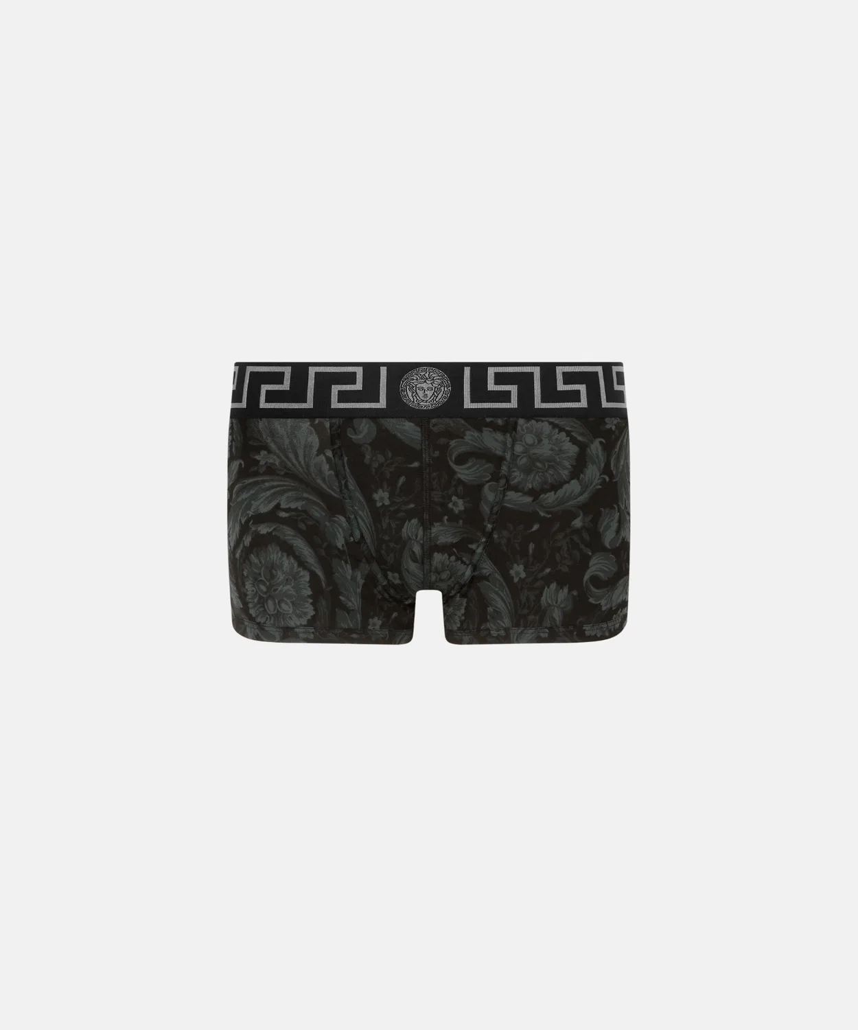 Мужские трусы с принтом Barocco VERSACE, Black — фото 2
