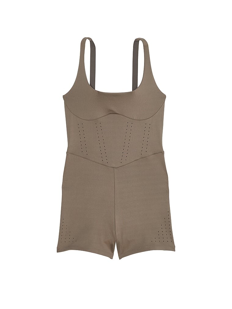 

Комбинезон Victoria's Secret VS Essential Perforated, оливковый