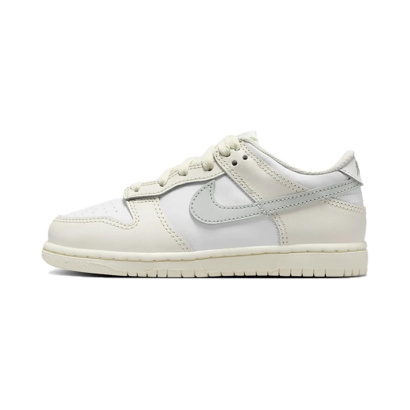 

Кроссовки для скейтбординга Dunk Kids PS Low-top White/Phantom/Light Silver Nike, белый