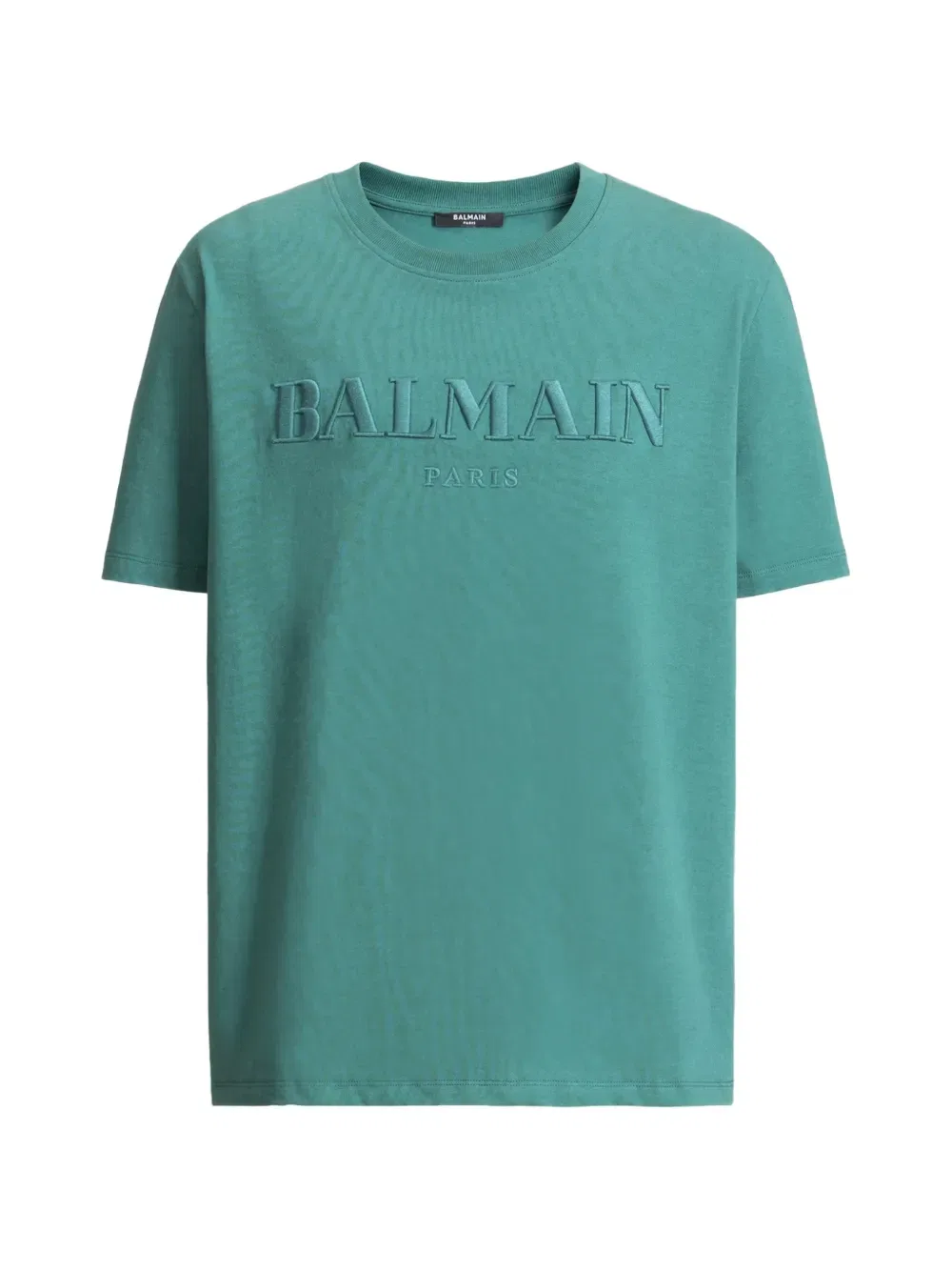Футболка с вышивкой Balmain, синий