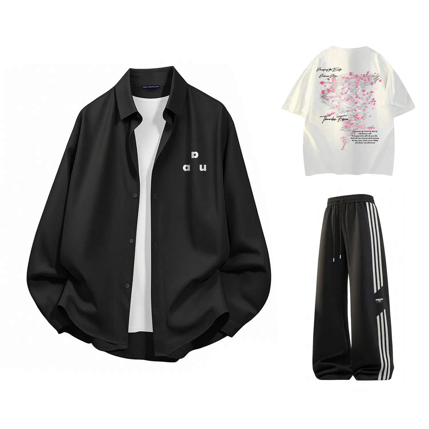 Детский комплект из футболки и брюк с рубашкой, Shirt Matching Set, Paul Costelloe — фото 4