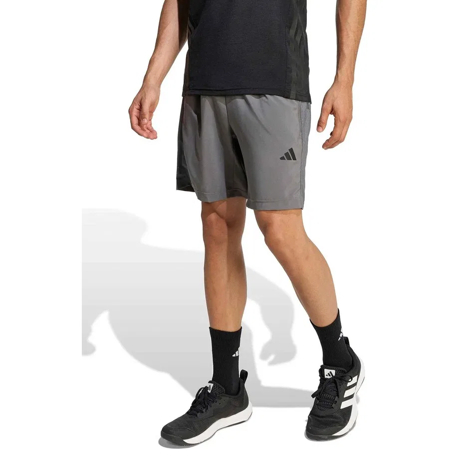 Шорты спортивные мужские с принтом WE BAS WV SHO GREFIV adidas, Серый — фото 3