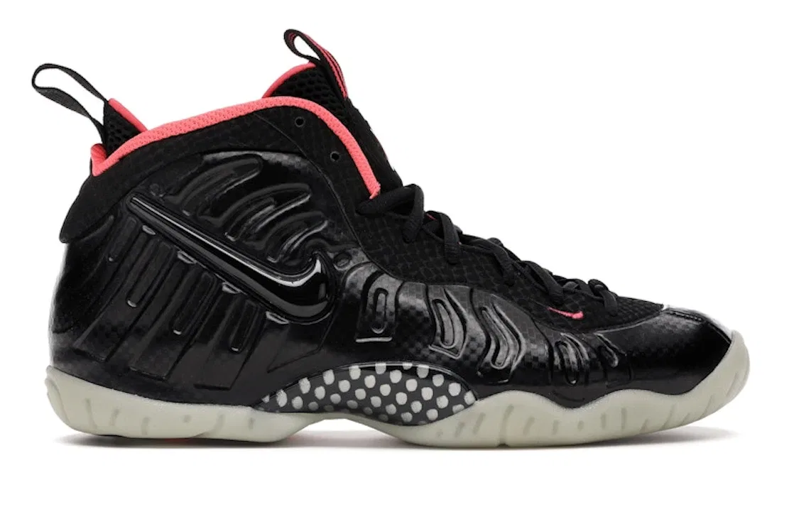 Детские кроссовки Lifestyle Nike Air Foamposite Pro, Black Laser Crimson