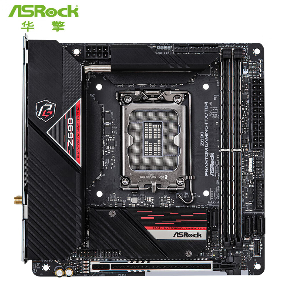 

Материнская плата ASRock Z690 Phantom Gaming-ITX/TB4, LGA 1700, DDR5, WiFi