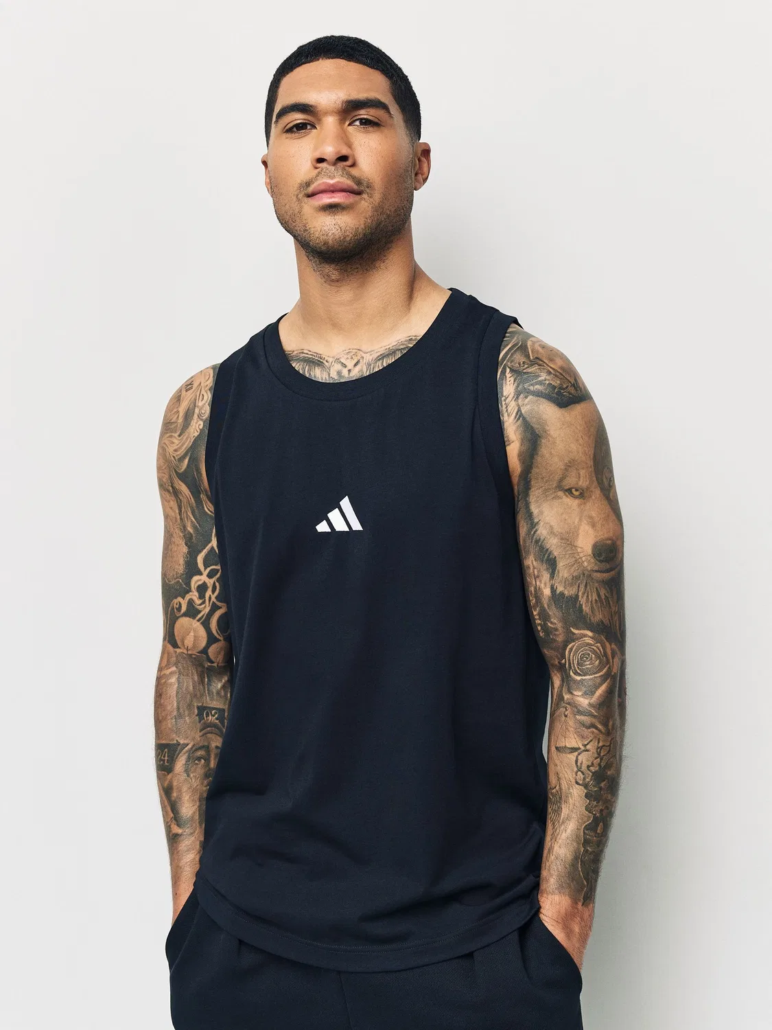 Майка Essential с логотипом adidas Black
