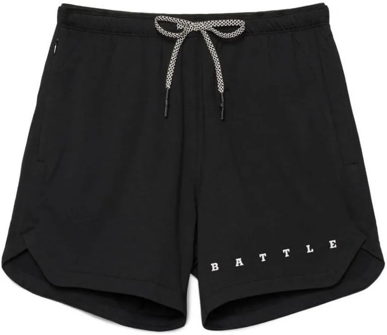 

Battle Sports Fly 2.0 мужские спортивные шорты - легкие, 7” длина по внутреннему шву, с влагоотводящими свойствами, шнурком и встроенным карманом для телефона
