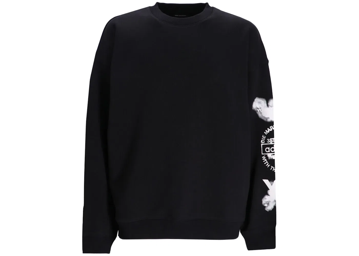 Мужская футболка с длинным рукавом Adidas x Y3 GFX Crew L/S T-shirt, Black