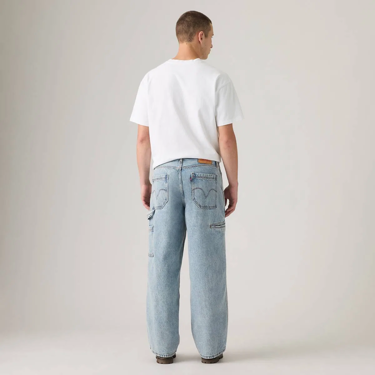 Очень свободные мужские джинсы в стиле милитари Levi's, Little Balcony - Light Wash — фото 3