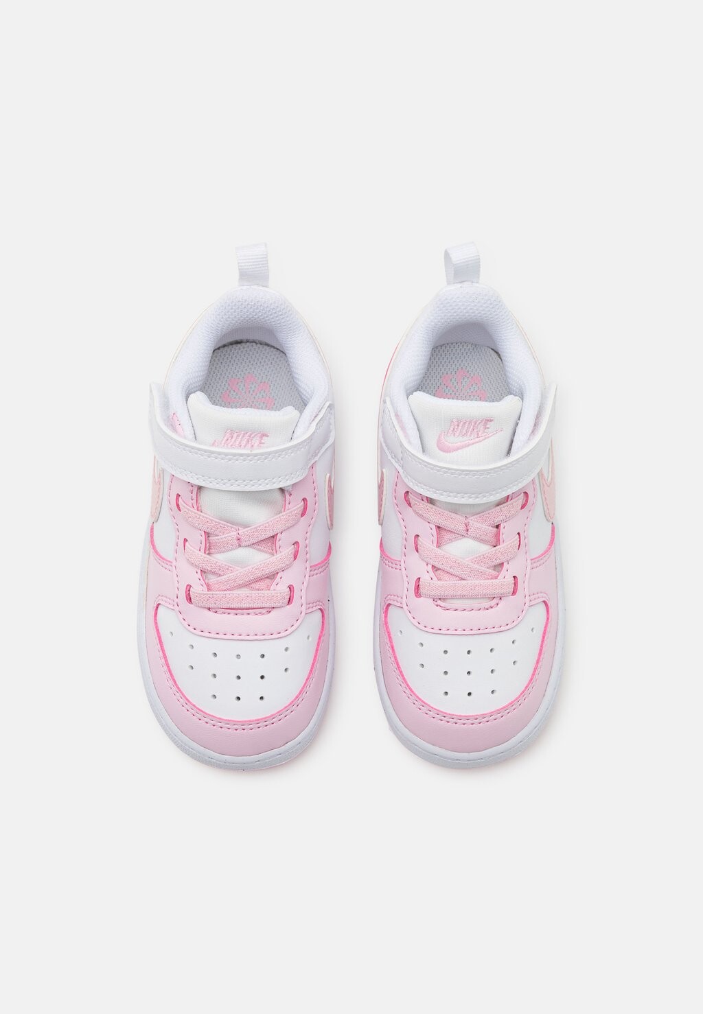 Кроссовки низкие COURT BOROUGH RECRAFT UNISEX Nike Sportswear, цвет white/pink foam — фото 4