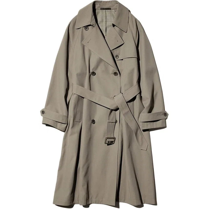 Детское пальто тренч UNIQLO, Dark Olive