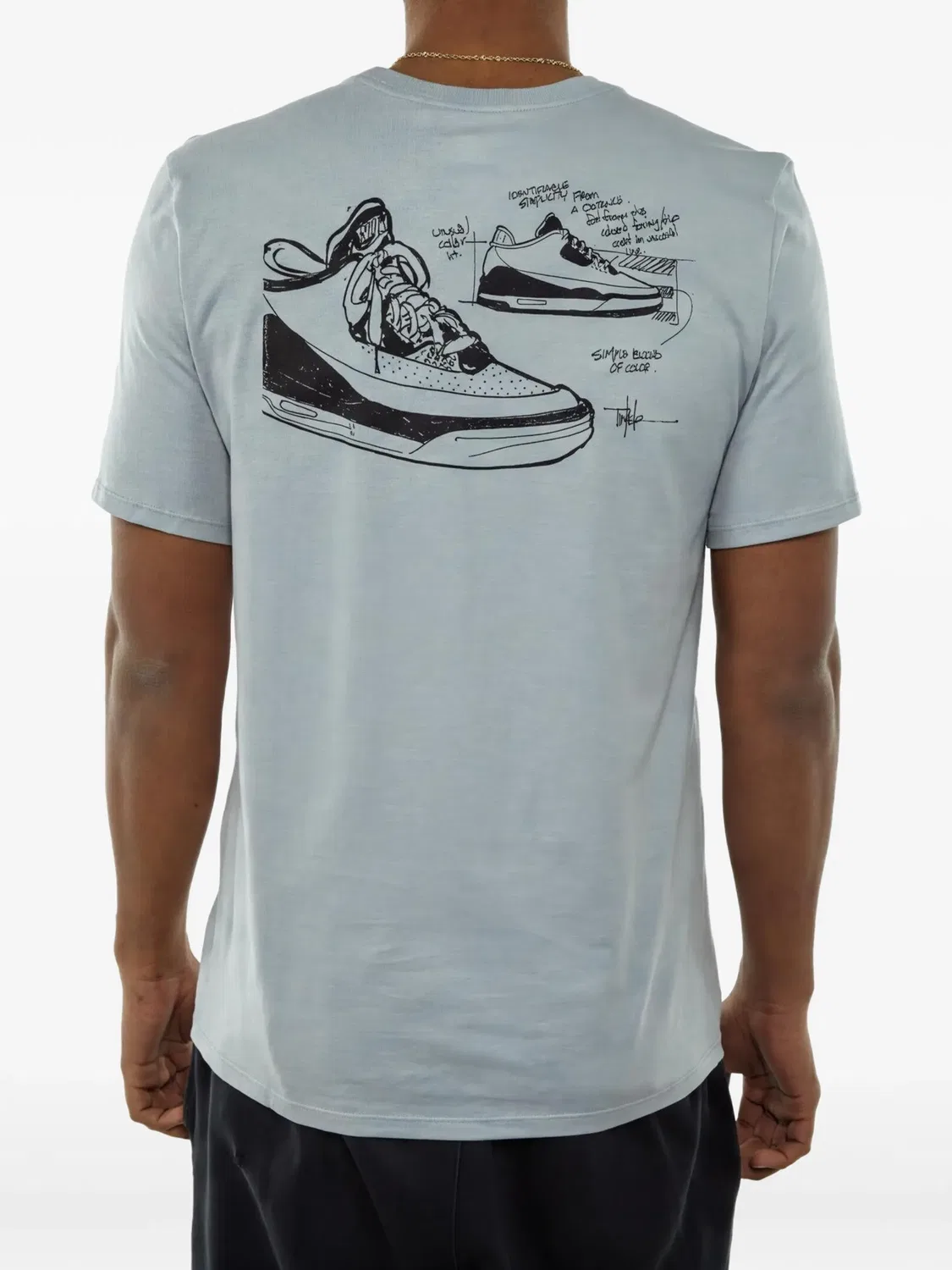 Футболка Legacy 3 Tinker Jordan, серый — фото 2