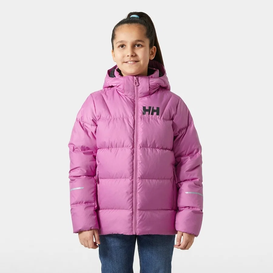 Детский пуховик с капюшоном Isfjord Down 2.0 Helly Hansen, Розовый