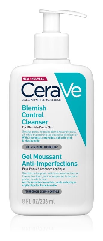 

Очищающий гель против несовершенств кожи от прыщей CeraVe Blemish Control