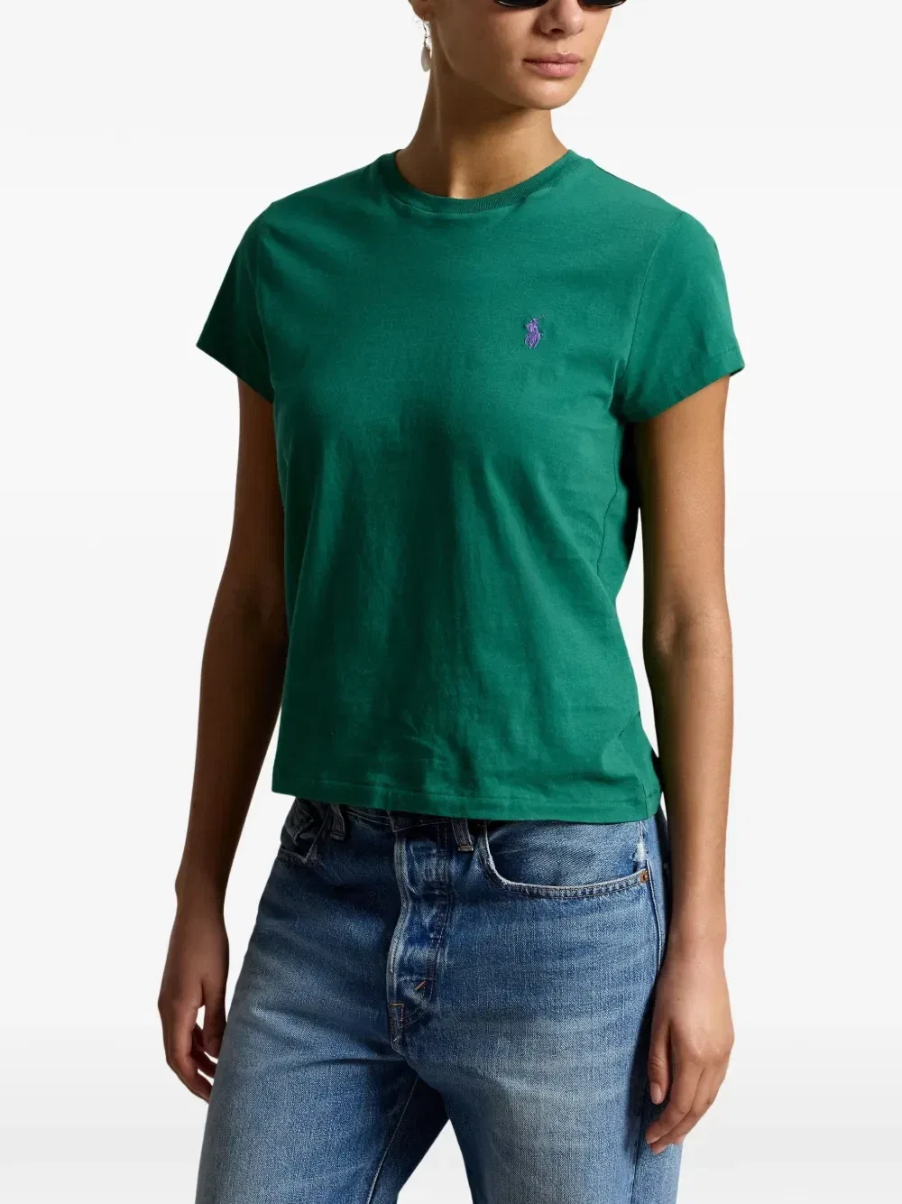 Футболка из джерси POLO RALPH LAUREN, зеленый — фото 2