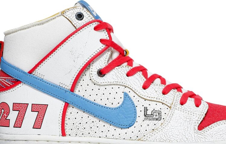 Кроссовки Nike Ishod Wair x Magnus Walker x Dunk High Pro SB 'Urban Outlaw', белый — фото 3