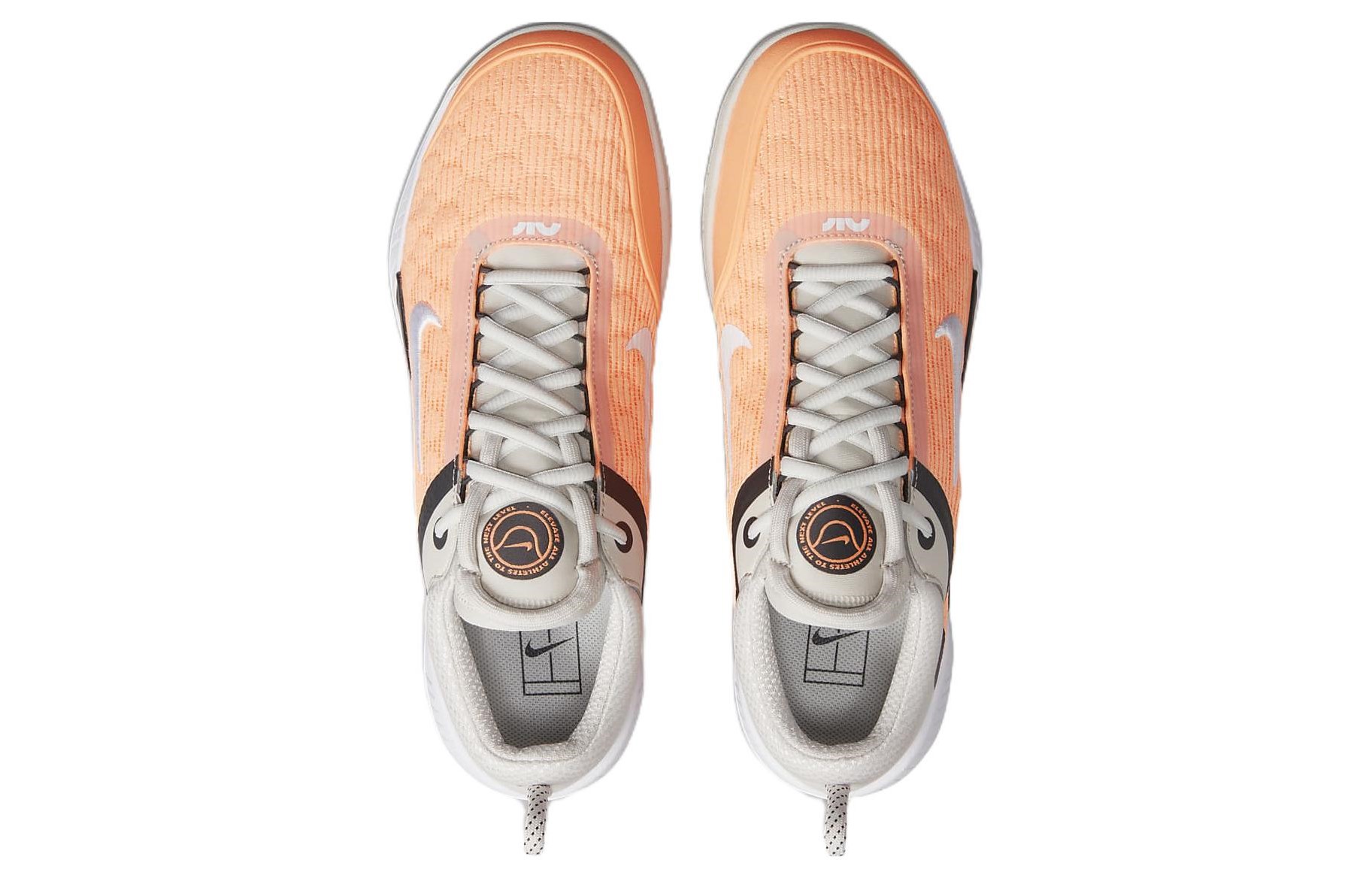 Кроссовки Nike Court Zoom NXT, оранжевый/серый — фото 4