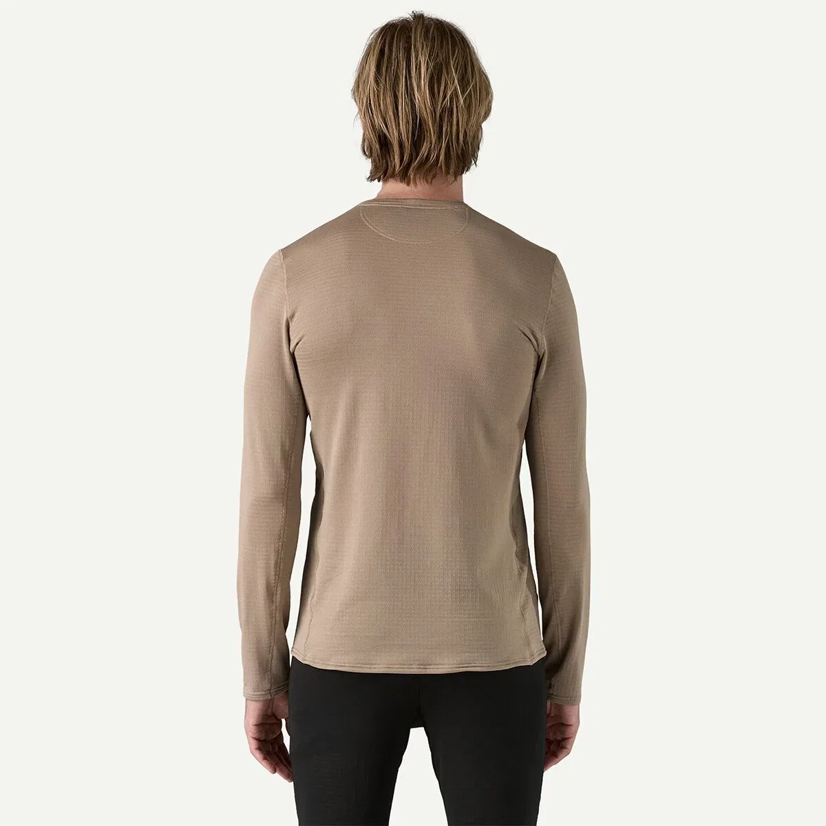 Мужская термобельевая фуфайка с длинным рукавом Capilene Thermal Weight Crew Patagonia, Seabird Grey — фото 3