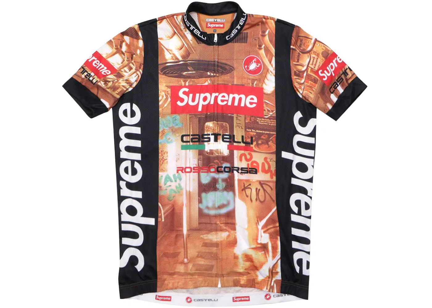 Мужская велосипедная джерси Supreme Castelli Jersey, Multicolor